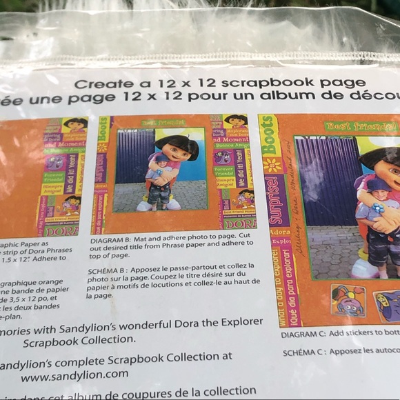 Dora the explorer scrapbook kit - Picture 4 of 5